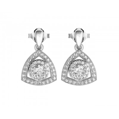 Petite Diana diamond Drop Earrings